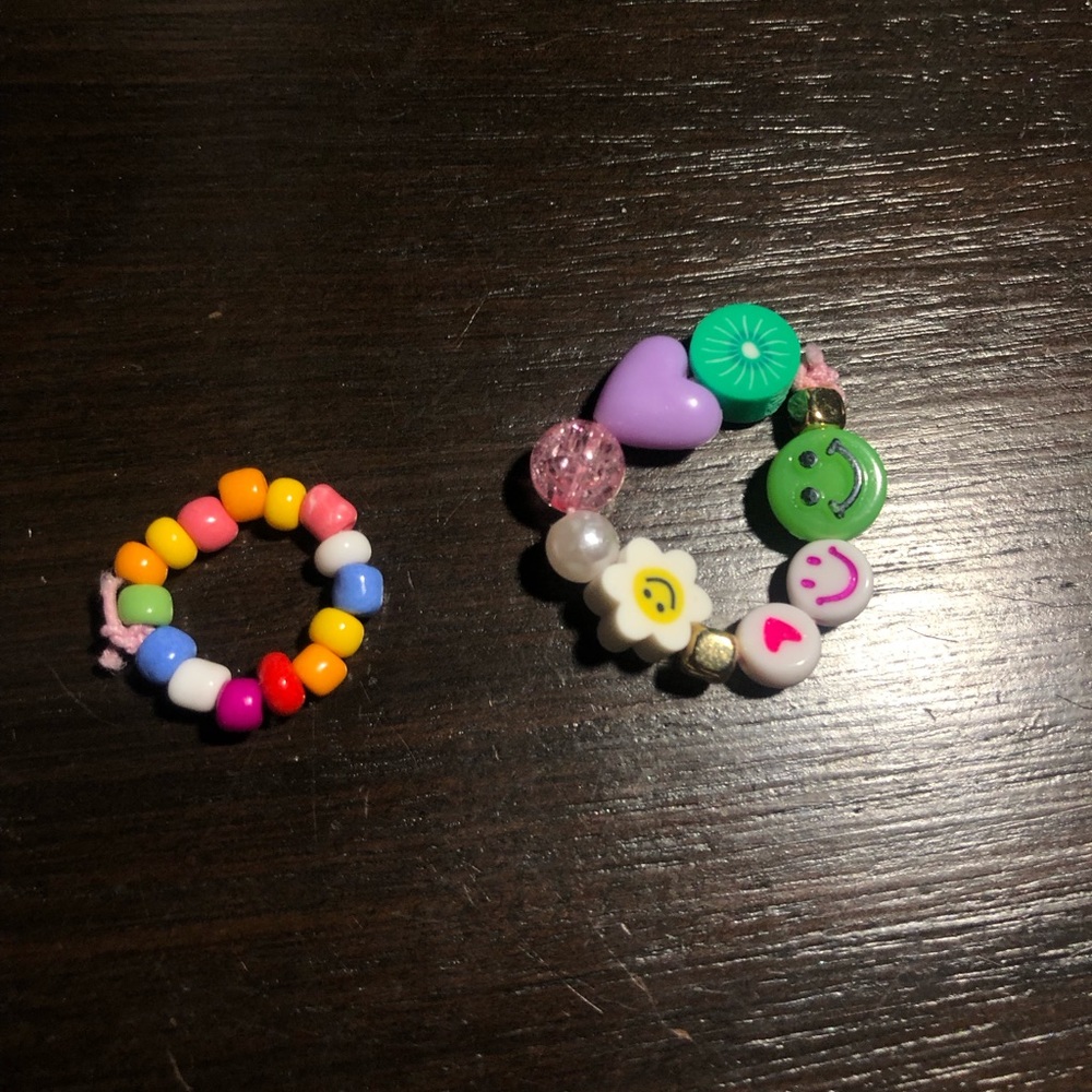 2 Handcrafted rings